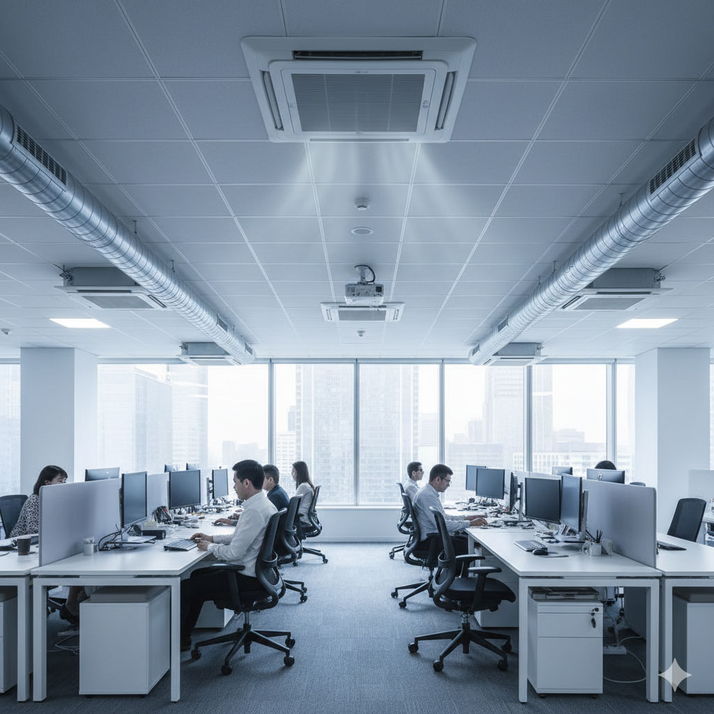 Aire acondicionado comercial LEAHO para oficinas y locales