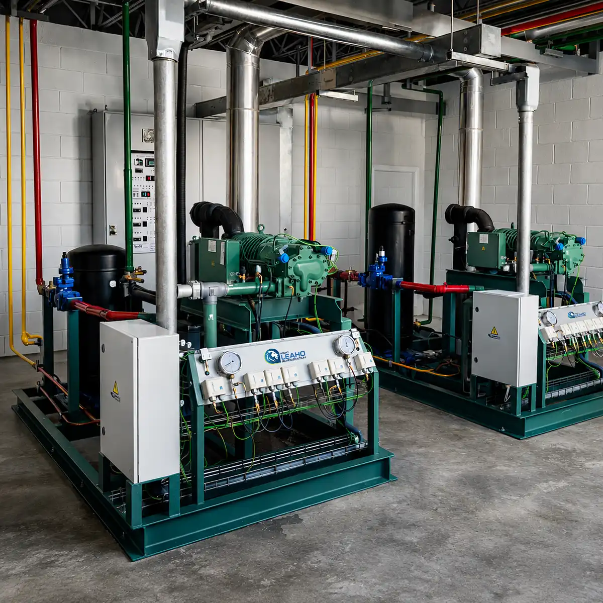 Fabricación de equipos de refrigeración industrial LEAHO