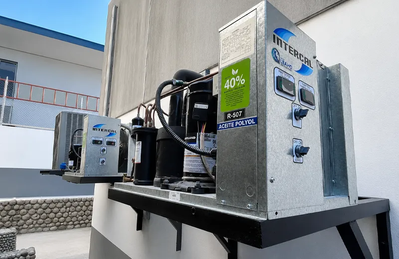 Fabricación de equipos de refrigeración industrial LEAHO
