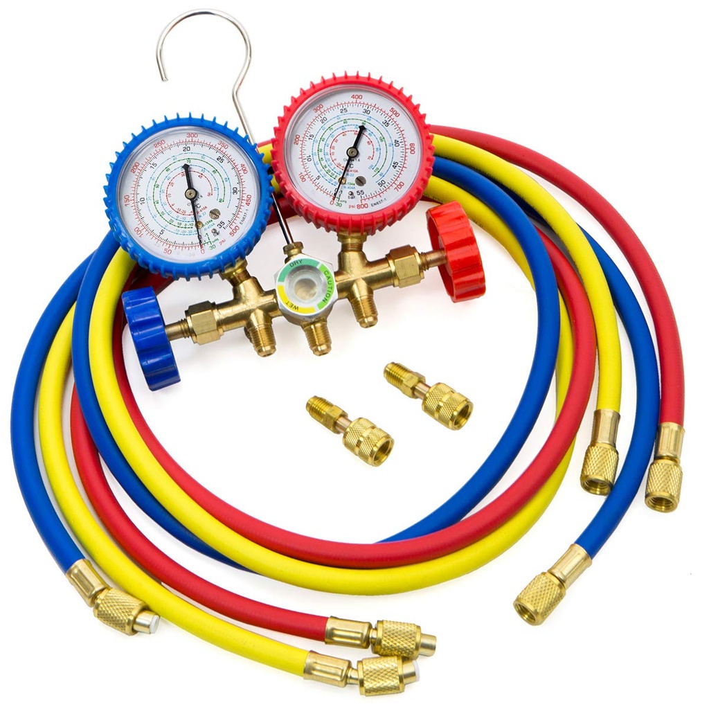 [1501139] Herramienta Juego Manometro R-410 800-4000PSI
