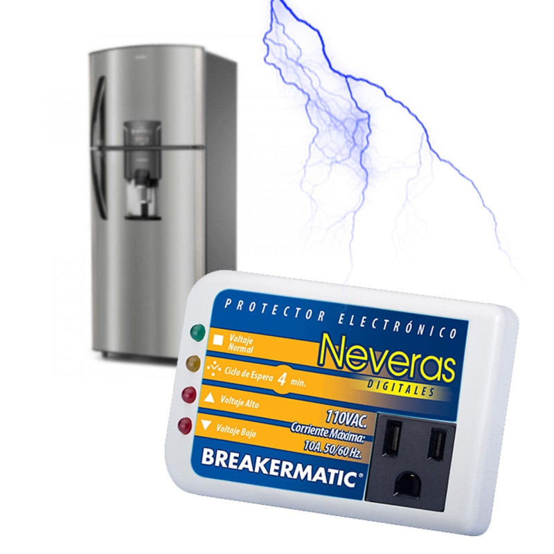[1701519] Protector de Voltaje Breakermatic Neveras Digitales (Ultima Tecnología Polo a Tierra)