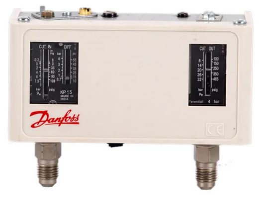 Presostato Automático de Alta y Baja Danfoss KP15