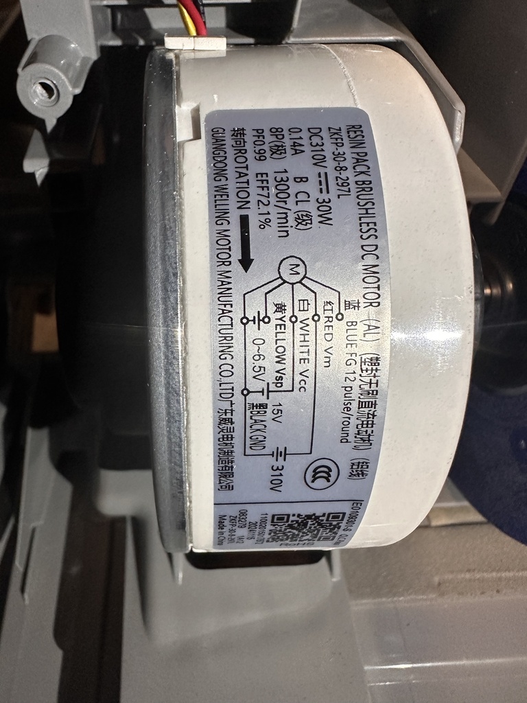 [9940074] Motor evaporador 30W 310DC BIO inverter BIN18COERIA 18.000 BTU